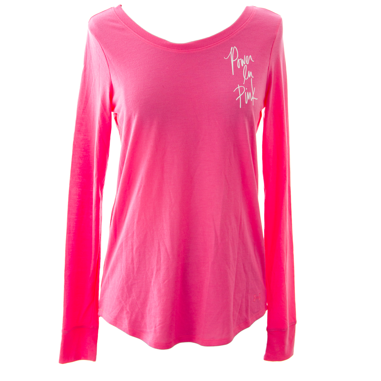 pink under armour tshirt