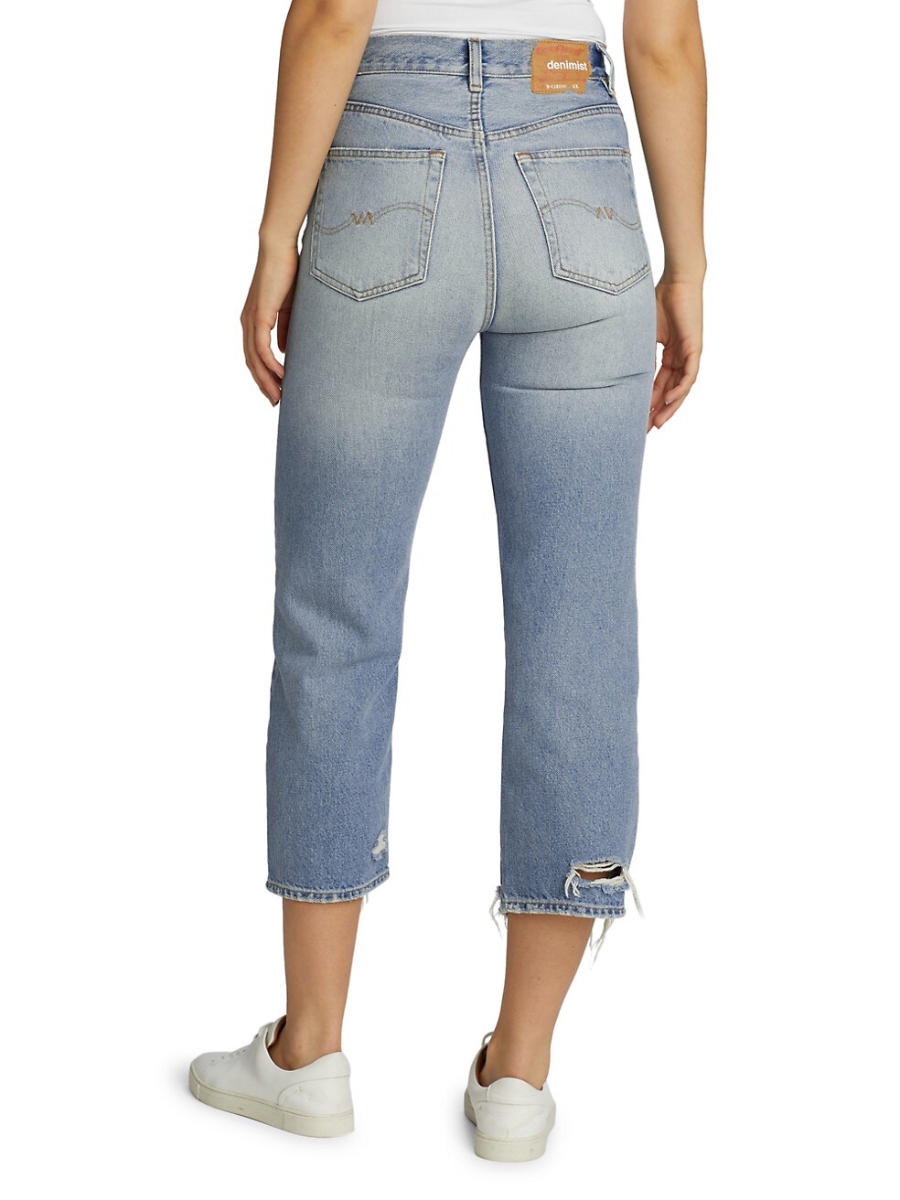 DENIMIST Women's High Rise Frayed Jinx Pierce Jeans Size 24 $225 NWT - Picture 4 of 8