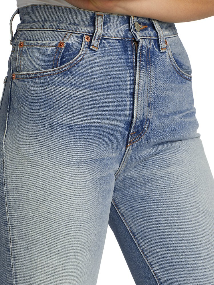 DENIMIST Women's High Rise Frayed Jinx Pierce Jeans Size 24 $225 NWT - Picture 5 of 8
