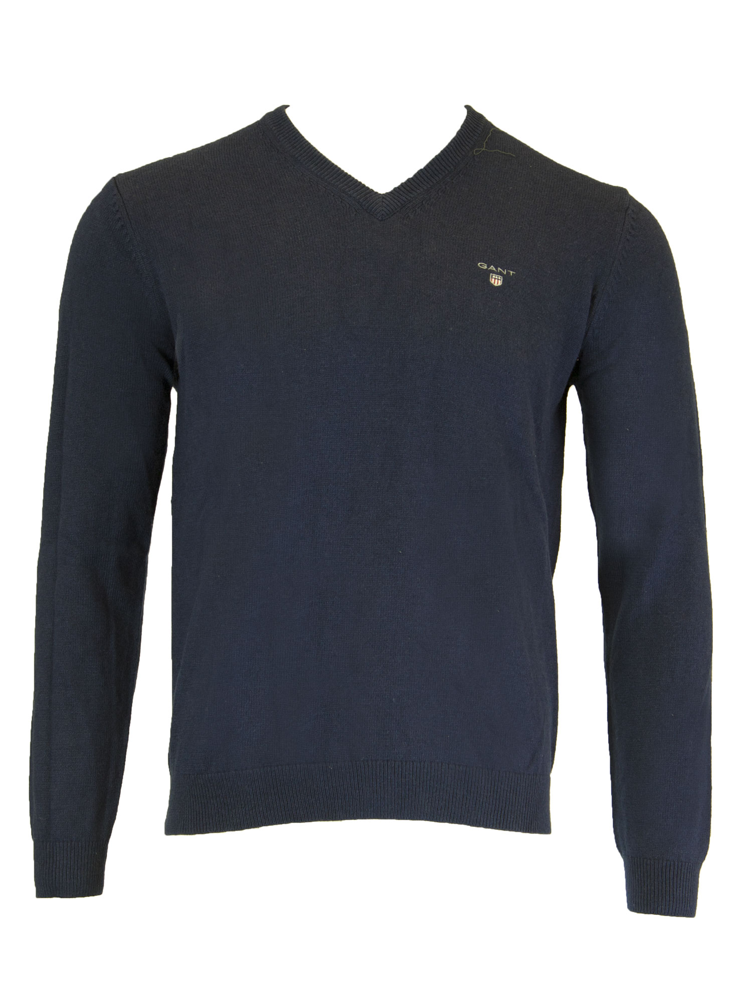 GANT Capri Blue Men's Cotton Pique Crew Sweater 80021 Size M $145 NWT 