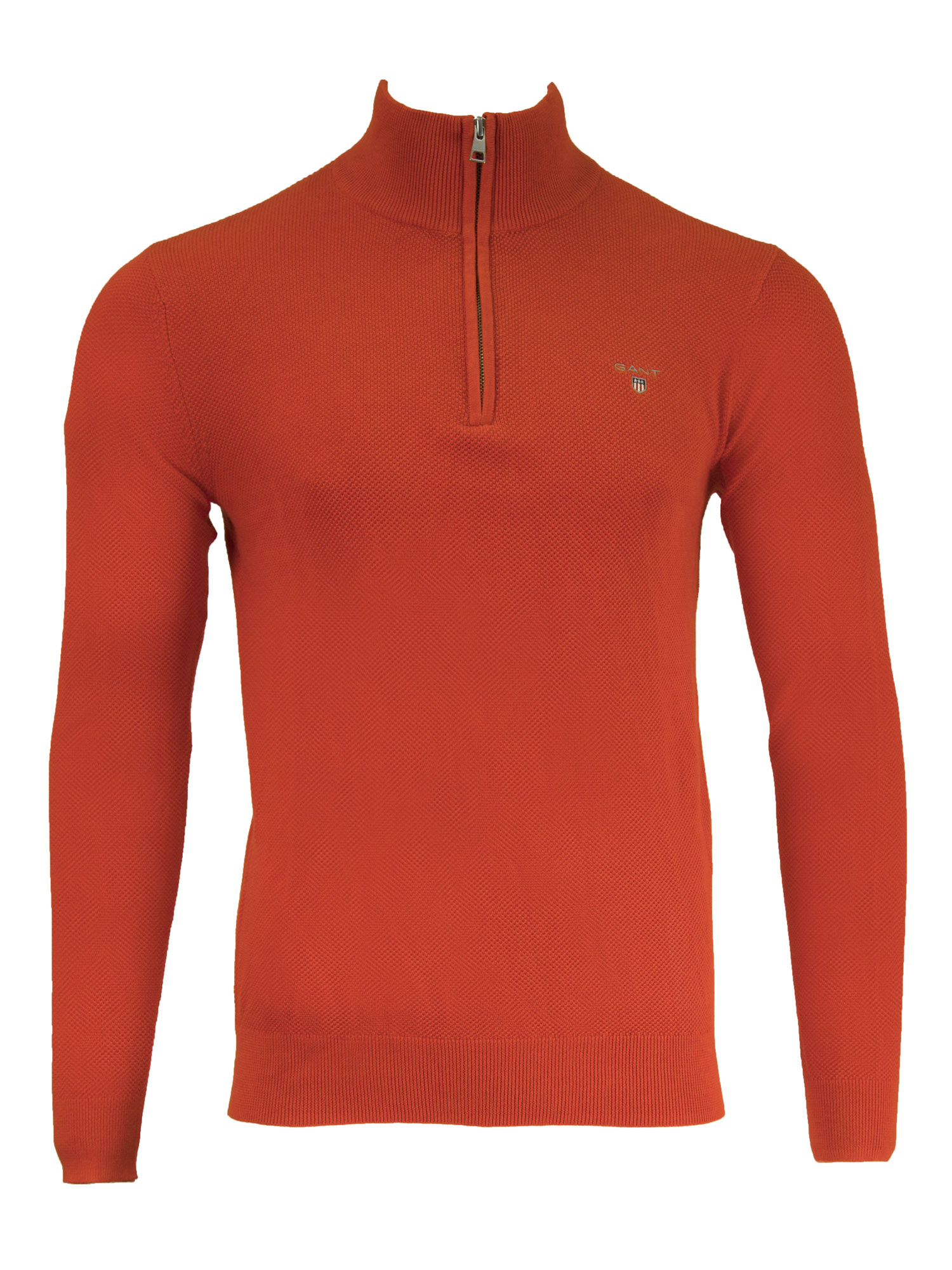 gant pique half zip jumper