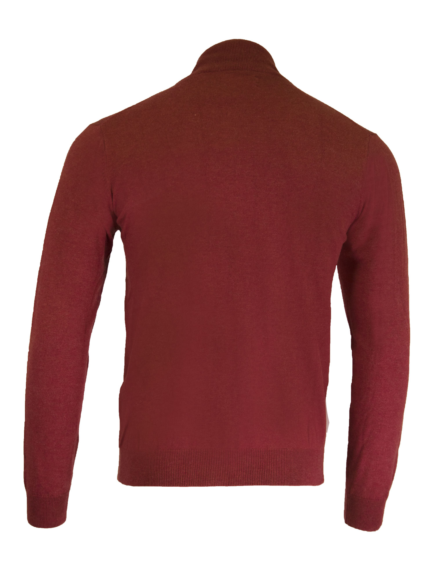 GANT Men's Bordeaux Melange Cotton Wool Full Zip Cardigan 83104 Size M ...