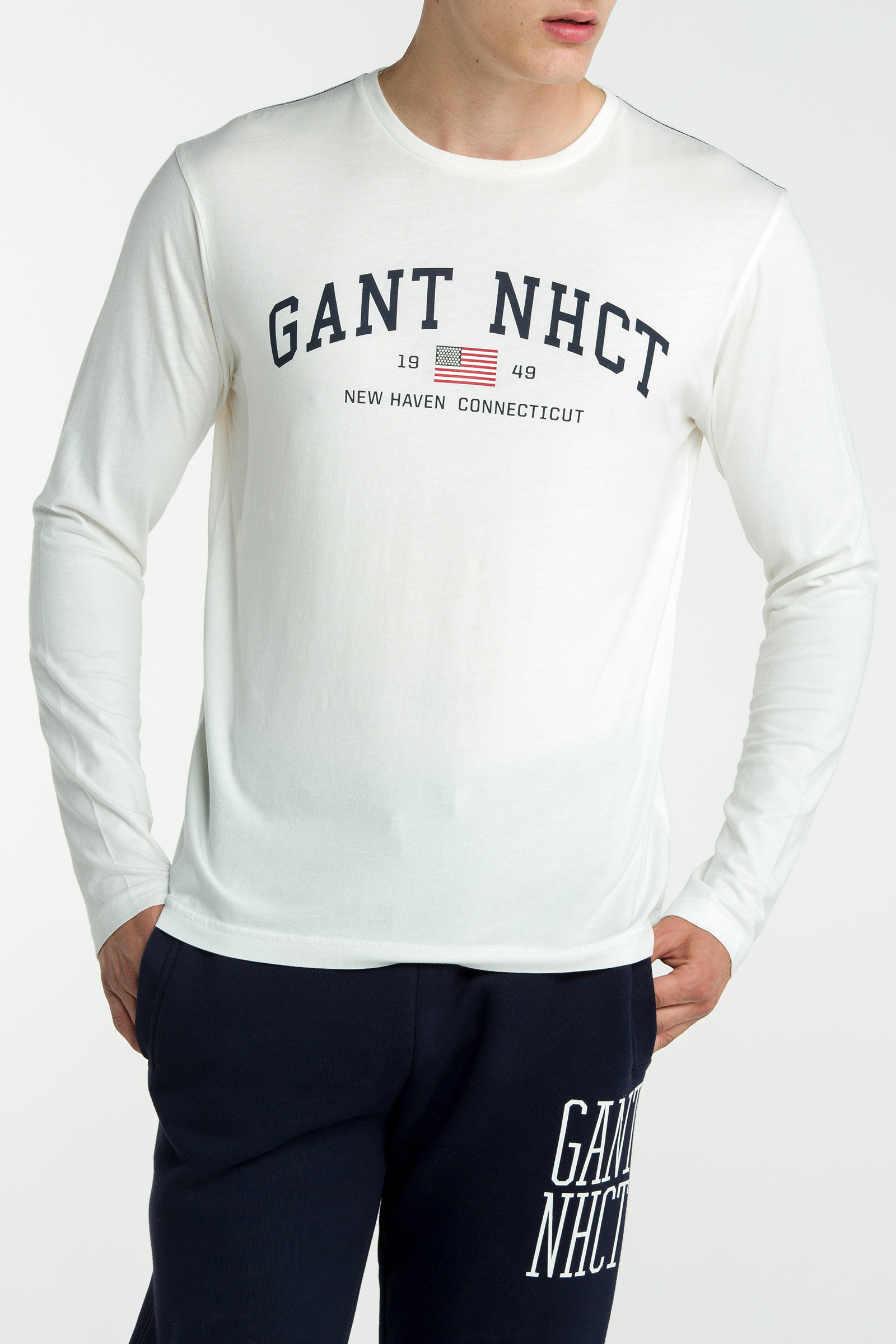 GANT Jungen Long Sleeved Nhct T-Shirt Langarmshirt