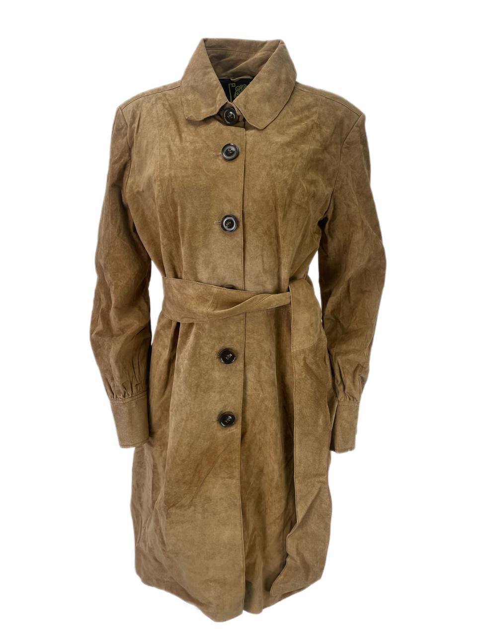 ELIZABETH MCKAY Women's Brown Belt Jacket #6020 XL NWT