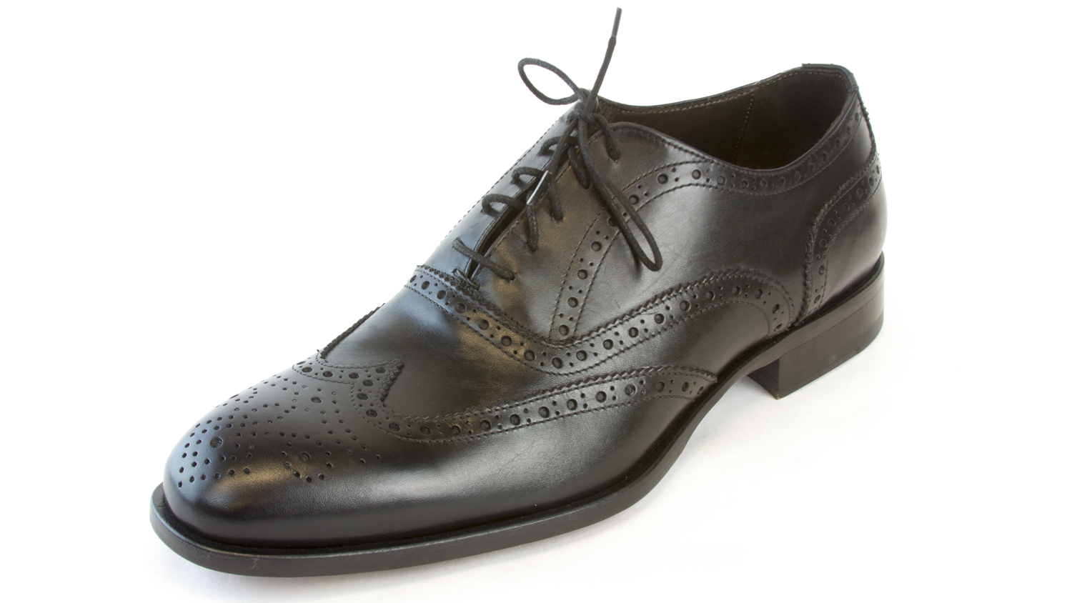 LINDEBERG Men's Black Brogue 3 Italian Calf Oxford Shoes Sz 11 $495 NWOB J
