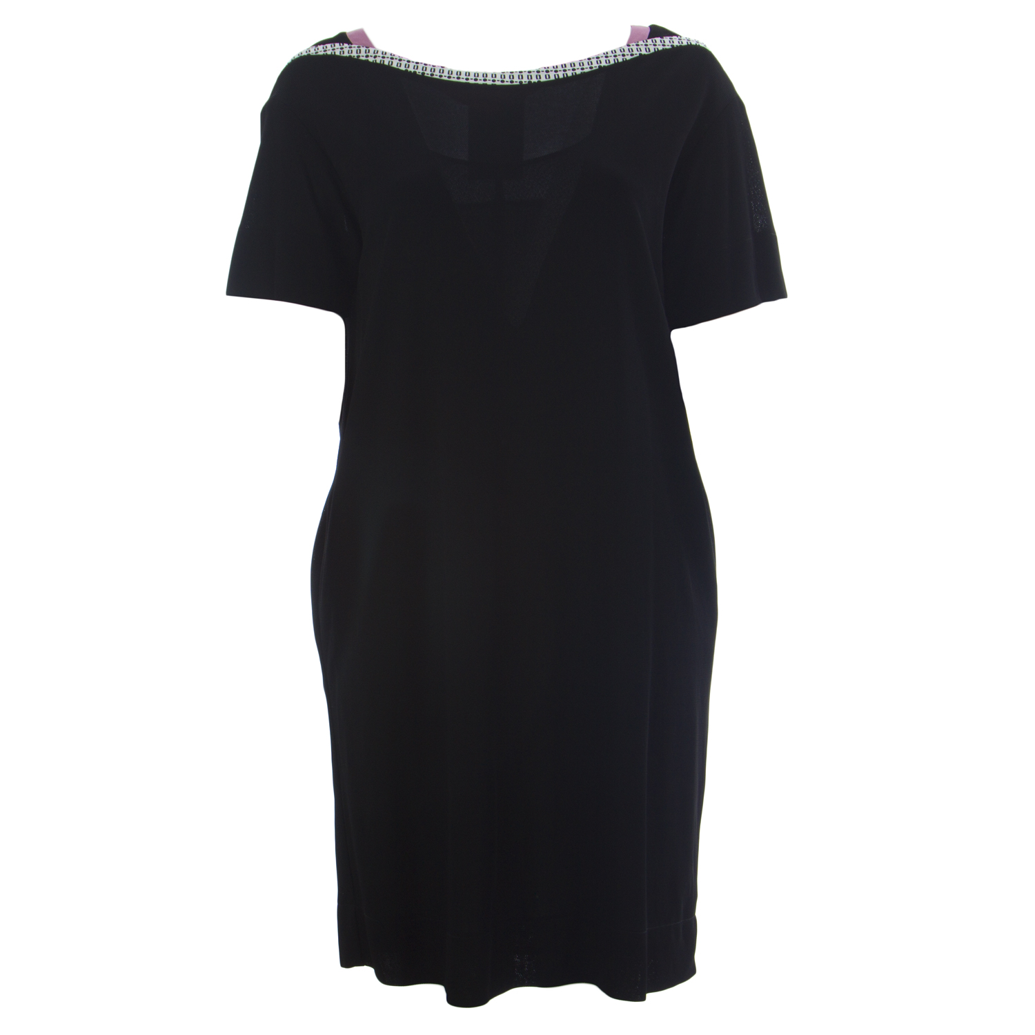 boat neck jersey dress