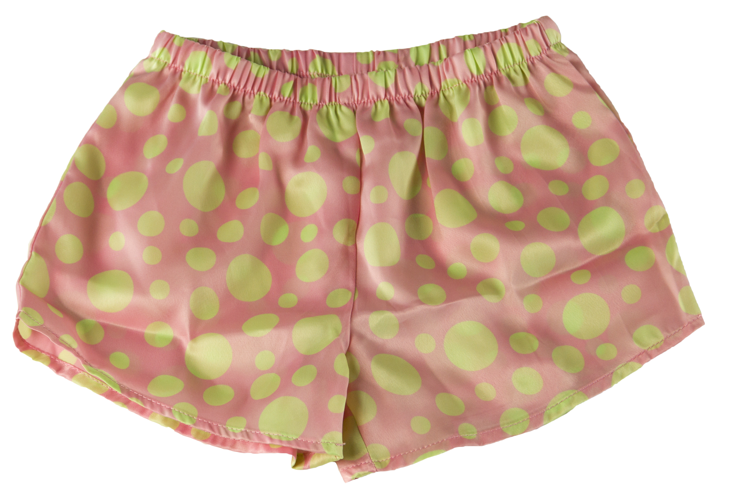 SARA'S PRINTS Toddler Girl's Pink Polka Dot Pajama Shorts Sz 2 $18 NEW ...