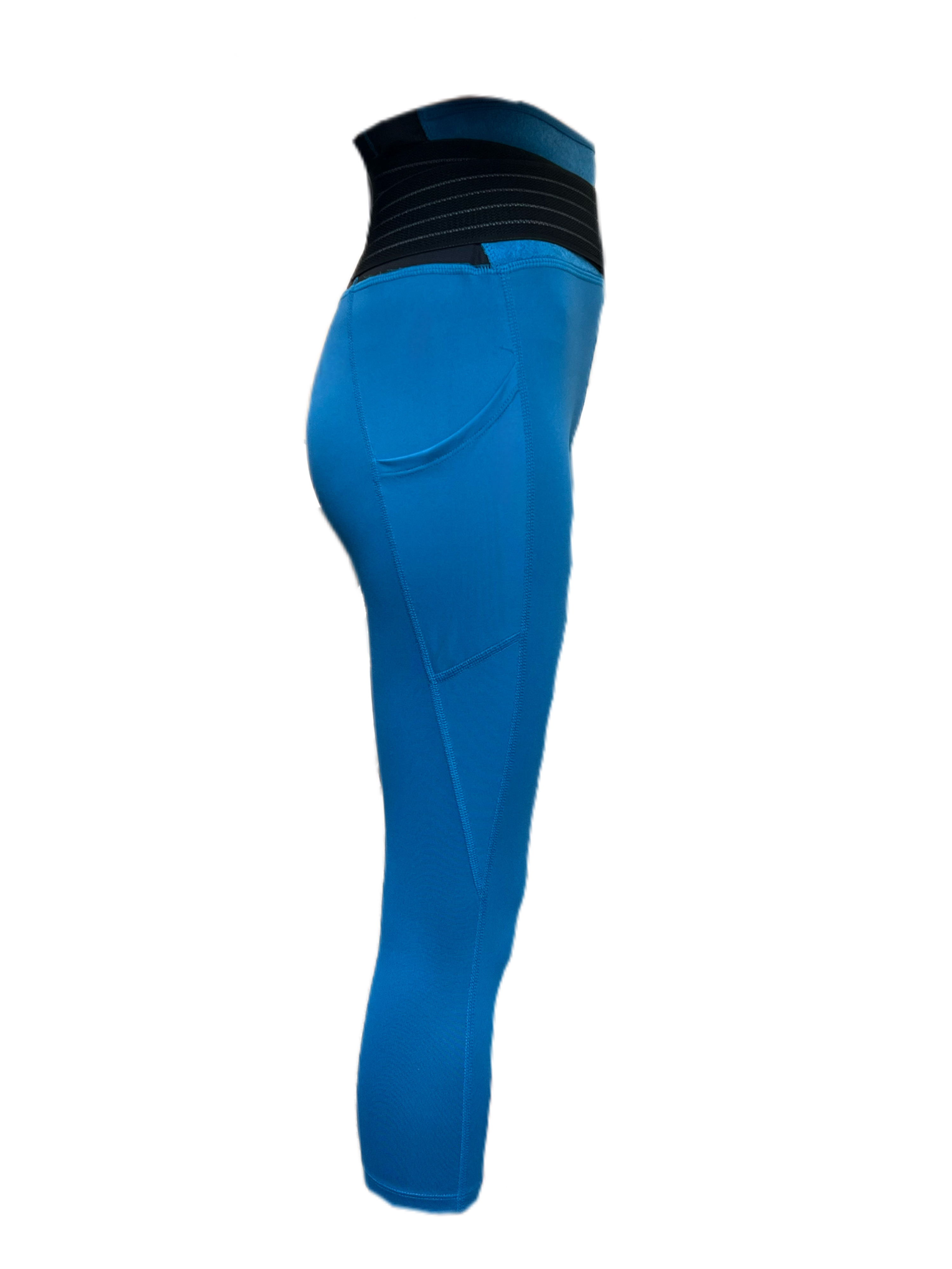 Tommie Copper Lower Back Support Compression Capri Leggings for