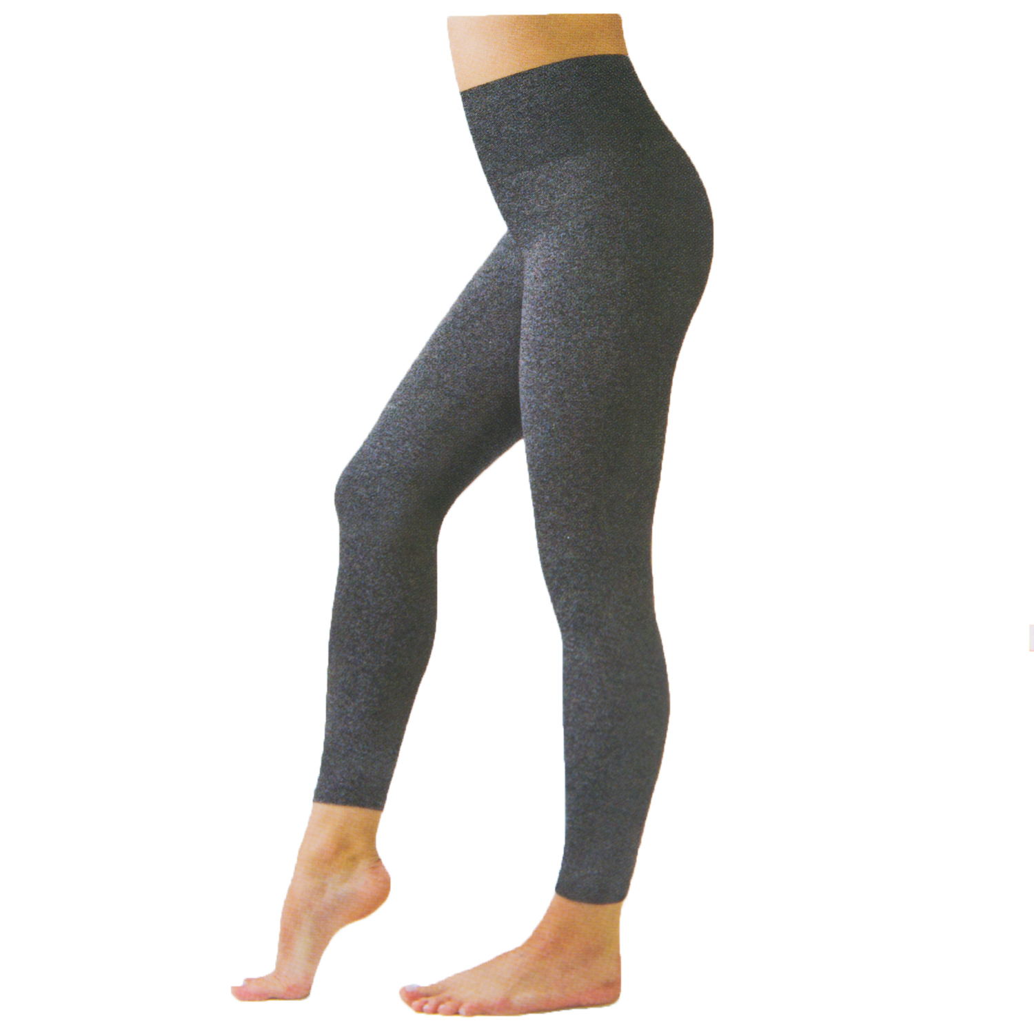 TOMMIE COPPER Women's Lower Back Support Legging, Slate Grey, Large 