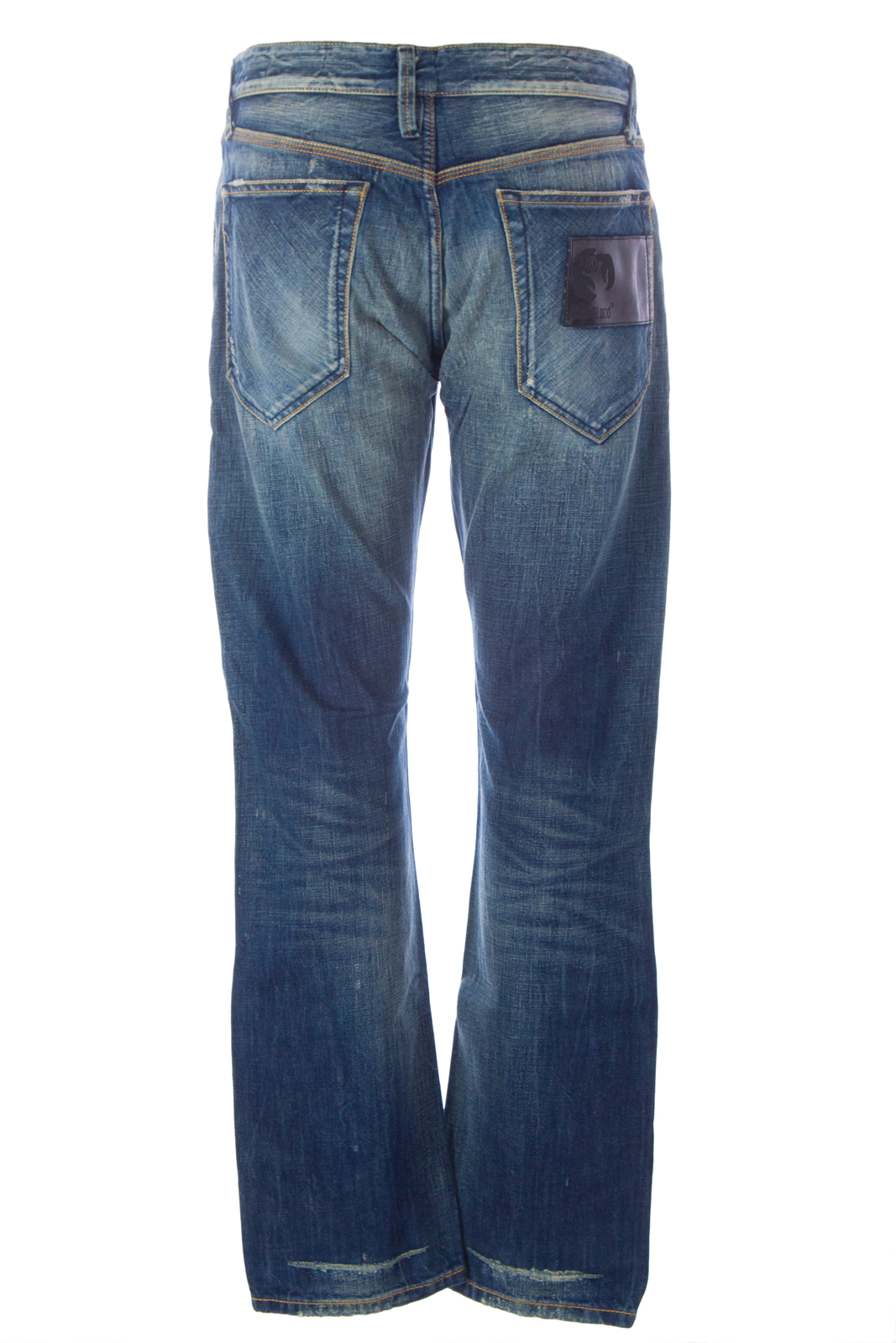 BLUE BLOOD Men's AIM CWS Distressed Denim Jeans MFOFS0765 $250 NWT