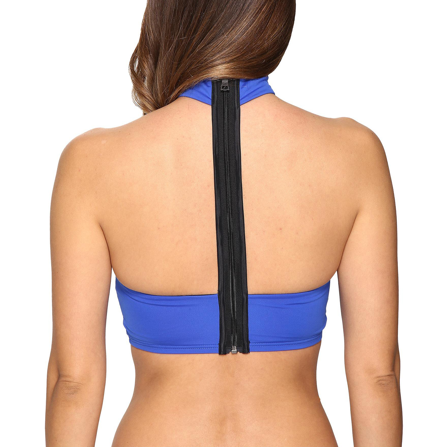 ONIA Women's Cobalt Laura Choker Bikini Top WTS08 Sz XS NWT UK