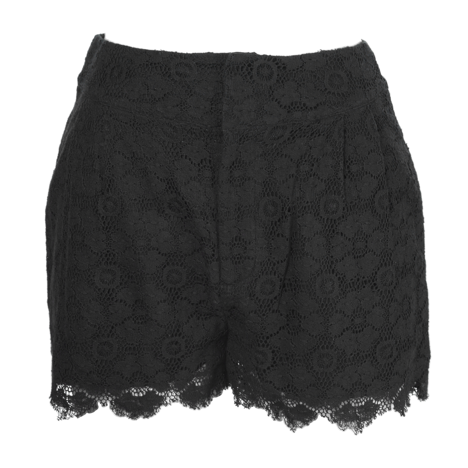 REBECCA MINKOFF Women�s Black Lace Hali Cut Out Shorts Sz 2 298 NWT