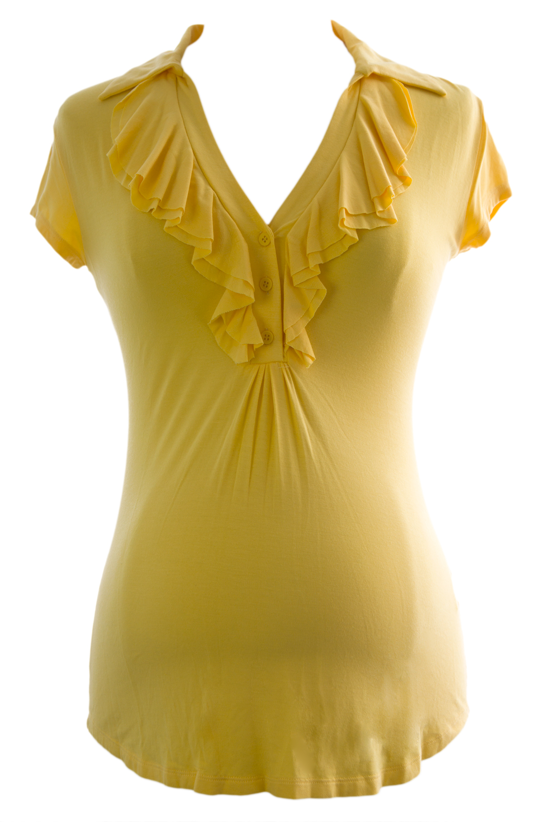 yellow maternity shirt