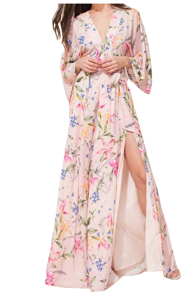 yumi kim maternity dahlia maxi dress Floral Maternity Dress