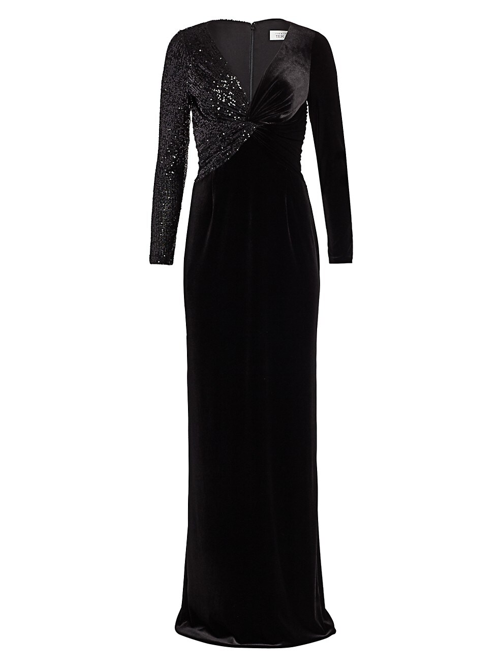 Teri jon outlet velvet gown