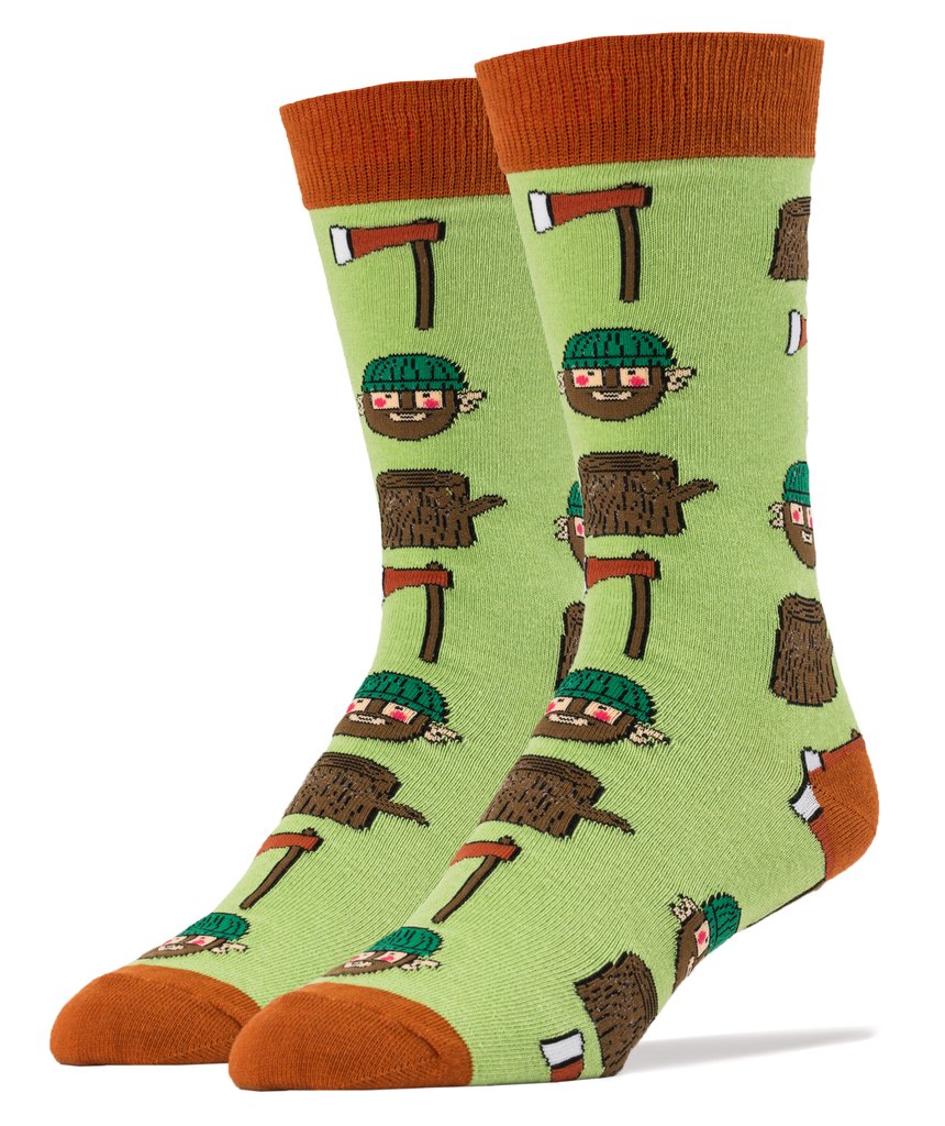 Download OOOH YEAH! Men's Novelty Crew Socks, MD6017C - Lumberjack ...