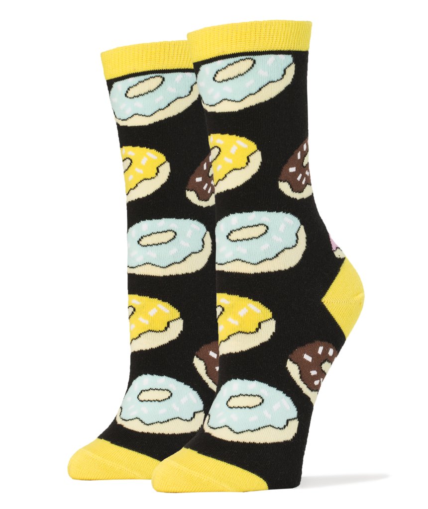 Download OOOH YEAH! Women's Novelty Crew Socks, WD5008C - Donut ...