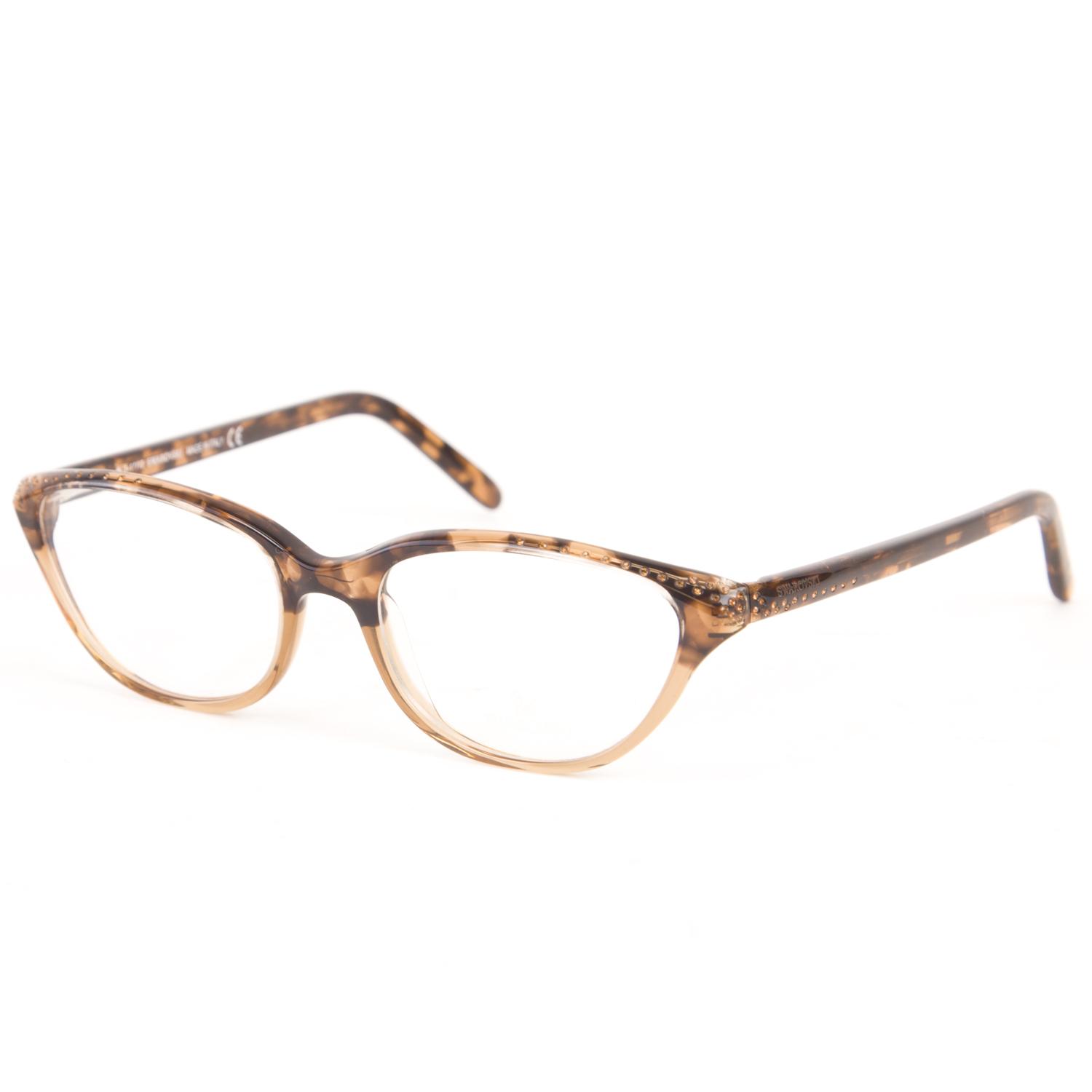 Swarovski Women&#039;s Ombre Accent Cateye Eyeglass SW5051 $260 NEW | eBay