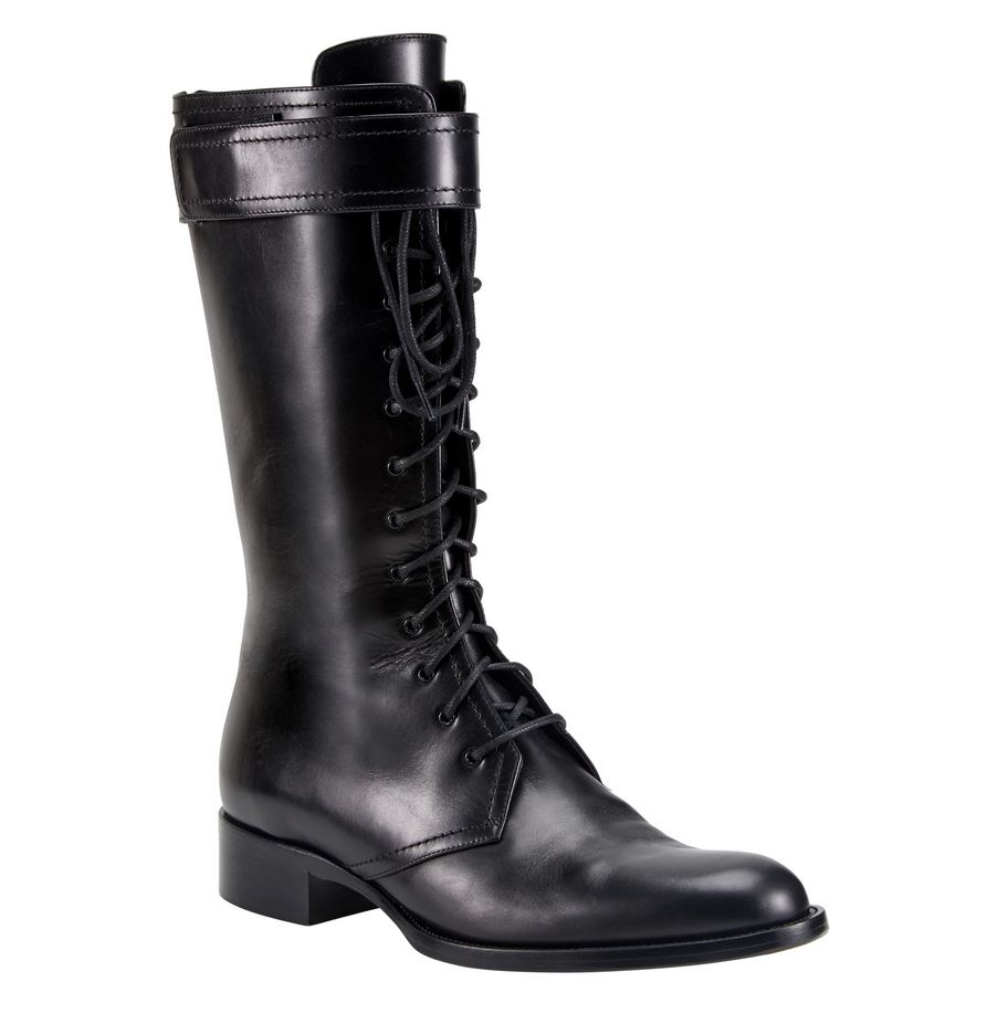 hunter boots black mid calf