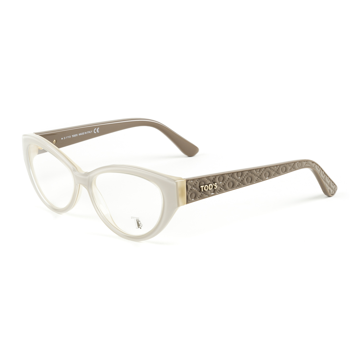 Tod’s 54mm Round Cateye Sunglasses Saint Laurent SL M94 RIM 001 Shiny Havana - eye-oo.com main image 4