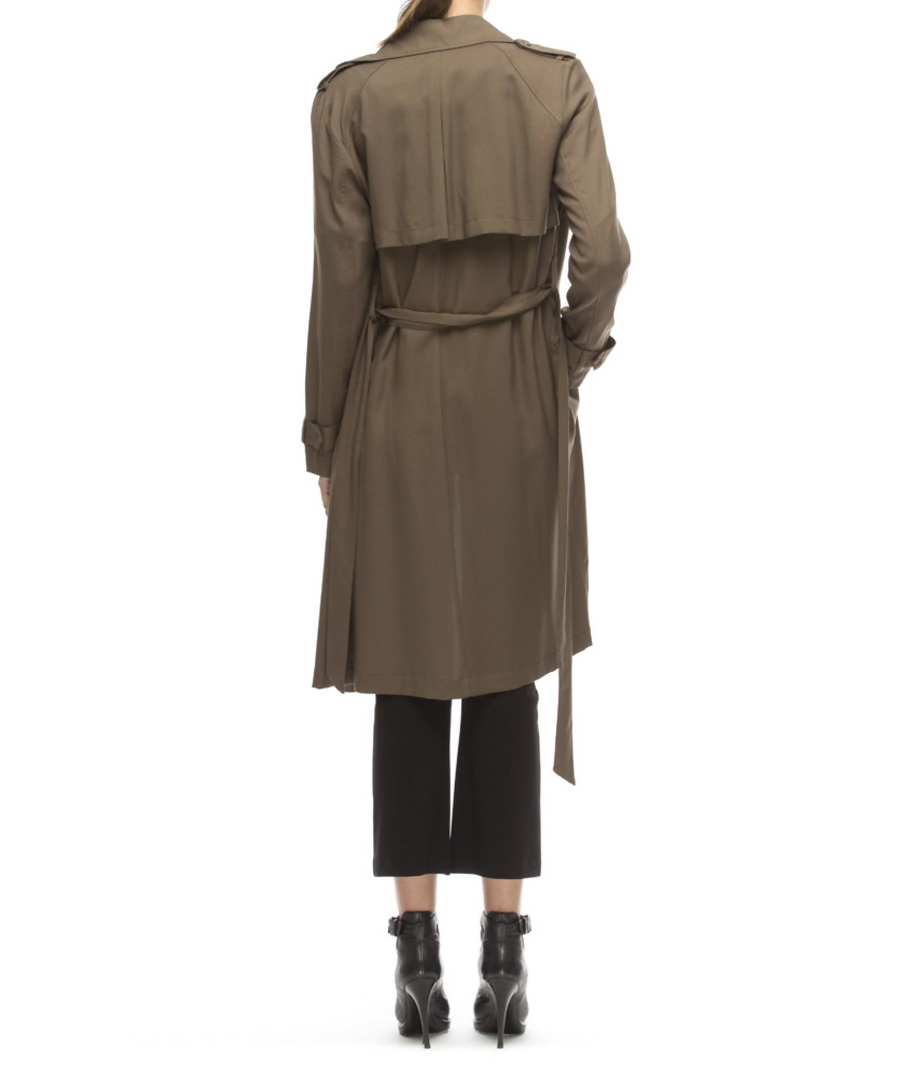 WALTER BAKER Trench donna Marley W30019 $198 NUOVO - Foto 6 di 7