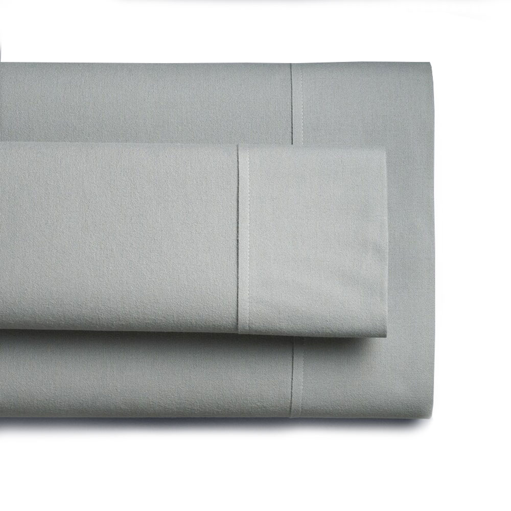 Simply Vera by Vera Wang Portuguese Flannel Queen Sheet Set Dark Grey