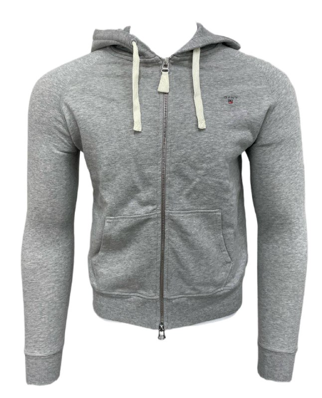 GANT Men s Mole Grey Classic Zip Sweatshirt Hoodie NWT